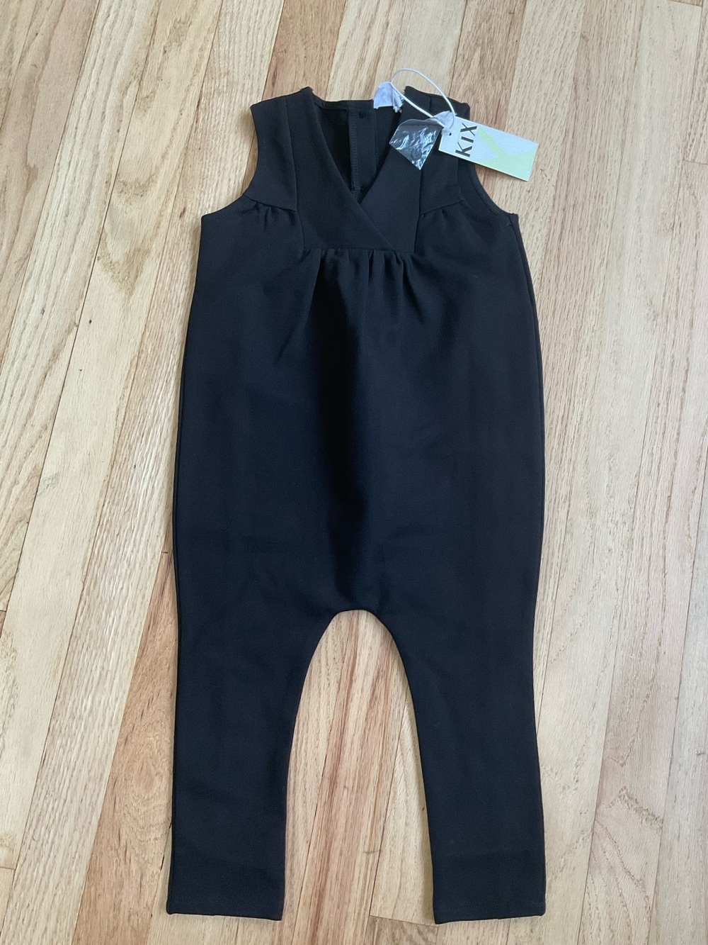 Kix kBlack Sleeveless Baby Jumpsuit